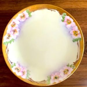 Pickenhammer, titanic Austria pink rose, porcelain 6 inch plate